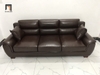 C3 Ghế sofa băng cao cấp BT99 Pali 2m2 da Pu màu nâu đậm