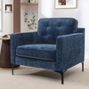 ghế sofa đơn vải nỉ xanh dương