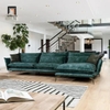 ghế sofa góc l vải nỉ bố 2m4 x 1m6