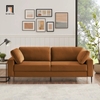 ghế sofa băng màu cam đất