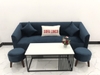 Y2 Set ghế sofa nhỏ 1m9 BL6 Pelly màu xanh đậm vải nhung