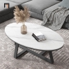 bàn sofa mặt đá nhỏ gọn