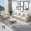 bộ ghế sofa gia đình giá rẻ trắng kem