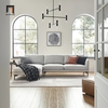 set ghế sofa góc 2m4 x 1m6 xám trắng