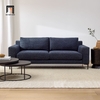 ghế sofa băng vải nỉ xanh đậm
