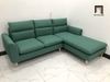 bộ ghế sofa góc màu xanh ngọc phòng khách
