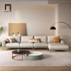 bộ ghế sofa góc da giả 3m x 1m6