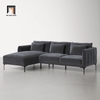 ghế sofa góc 2m2 x 1m6 đỏ đô