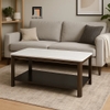 bàn sofa mặt đá chữ nhật