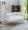 N2 Bộ ghế sofa nhỏ xinh KT144 Demetrius vải lông cừu cho shop tiệm