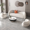 set ghế sofa màu trắng kem