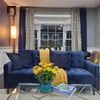ghế sofa xanh đậm