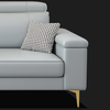 R3 Bộ ghế sofa góc L gật gù GT171 Sheridon 2m3 x 1m55 hiện đại