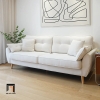 F3 Bộ ghế sofa phòng khách gia đình KT77 Dropy màu be xinh xắn