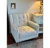 Q2 Ghế sofa đơn phòng khách gia đình DT26 Monte vải nỉ đẹp