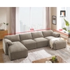 H1 Bộ ghế sofa chữ U vải nỉ đẹp UT28 Dermott 3m2 giá rẻ