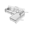 S2 Ghế sofa góc L da công nghiệp GT83 Quanu 2m6 x 1m6 gia đình