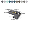 R4 Set ghế sofa góc L xám đen GT181 Tunica 2m8 x 1m6 giá rẻ