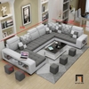 J2 Bộ ghế sofa chữ U gia đình UT26 Ashlei 3m7 sang trọng