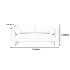 U4 Ghế sofa văng xinh xắn BT284 Maruata dài 1m9 vải nỉ nhung