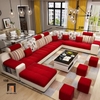S2 Bộ ghế sofa chữ U giá rẻ UT22 Bronson 3m5 phòng khách đẹp