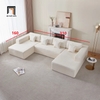 Q1 Bộ ghế sofa U phòng khách gia đình UT17 Dade 3m1 vải nỉ