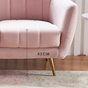V3 Bộ ghế sofa phòng khách giá rẻ  KT100 Calmon vải nỉ nhung đẹp