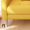 H1 Set ghế sofa phòng khách KT107 Leon màu vàng chanh xinh xắn