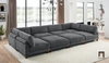 T3 Bộ ghế sofa chữ U gia đình sang trọng UT31 Duroy dài 3m4
