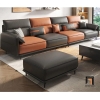 X2 Bộ ghế sofa băng kèm đôn vuông BT259 Waco da giả dài 2m2
