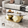 bàn sofa mặt đá ceramic sang trọng