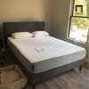O2 Giường ngủ màu xám đậm 1m6 x 2m GN26 Bartley bọc vải giá rẻ