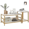 K1 Cặp bàn sofa phòng khách nhỏ BSF67 Mulaye mặt đá giá rẻ