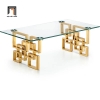 bàn sofa 1m mặt kính