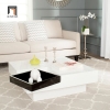 Q2 Bàn sofa ván gỗ vuông trắng BSF26 Bagym 80cm giá rẻ