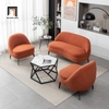 U2 Set ghế sofa xinh xắn KT129 Cayde vải lông cừu màu carrot