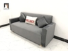 I1 Set ghế sofa xám đậm vải nhung BL4 Pakita dài 1m9 giá rẻ