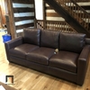 ghế sofa da màu nâu