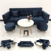 bộ ghế sofa xanh đậm