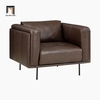 N4 Bộ ghế sofa phòng khách cao cấp KT130 Foxcon da Pu màu nâu