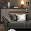 L3 Ghế sofa góc L cao cấp GT212 Khalaf 3m x 1m6 da công nghiệp