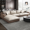 bộ ghế sofa góc da