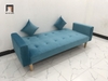 U2 Bộ ghế sofa bed bật giường GBL2 xanh dương vải nhung