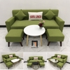 bộ ghế sofa băng xanh lá