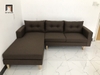 sofa góc 2m2 x 1m6 màu nâu đậm