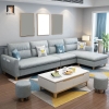 bộ ghế sofa góc L vải nỉ