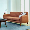 sofa băng 3 chỗ ngồi màu cam