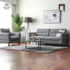 bộ ghế sofa vải nỉ xám đậm