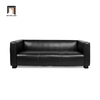 ghế sofa 2m văn phòng da Pu đen