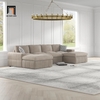 sofa U vải nỉ 3m giá rẻ